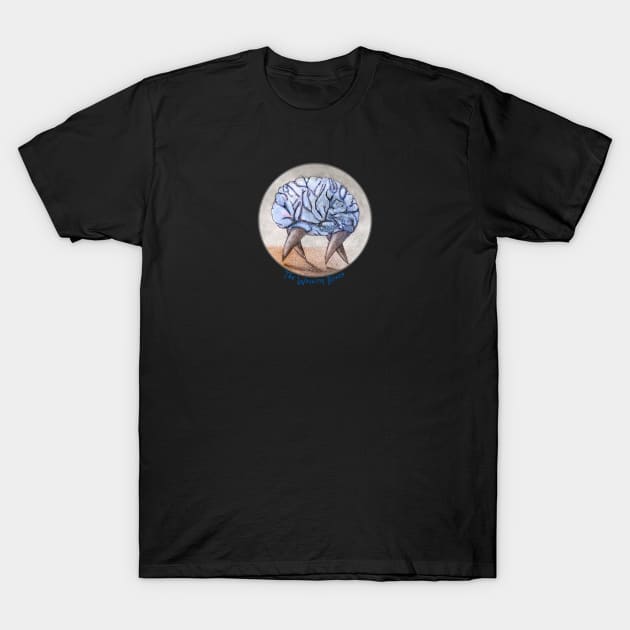 The Walking Blues Brain T-Shirt by LisaSnellings